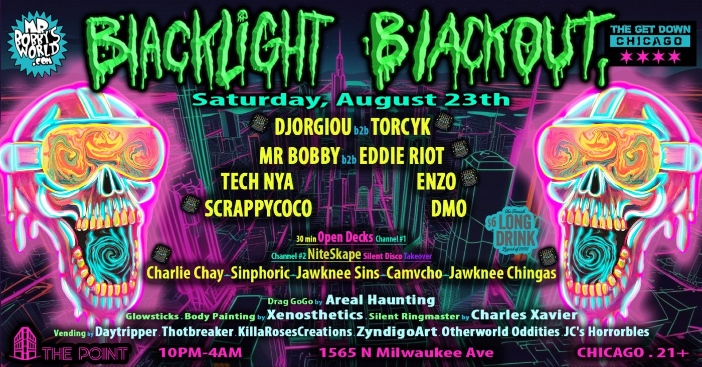 Blacklight Blackout ft DJORGIOU, TORCYK, TECH NYA, ENZO, MRBOBBY, EDDIERIOT, SCRAPPPYCOCO, DMO +Mor