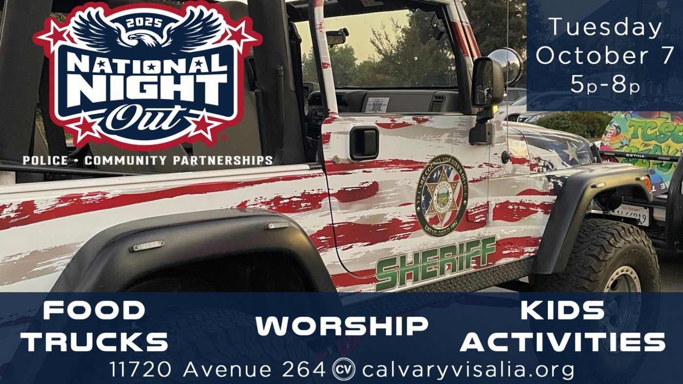 Calvary Visalia National Night Out 2025