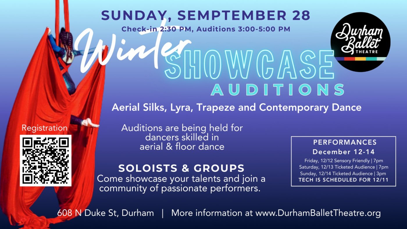 Durham Ballet Theatre Winter Showcase Auditions