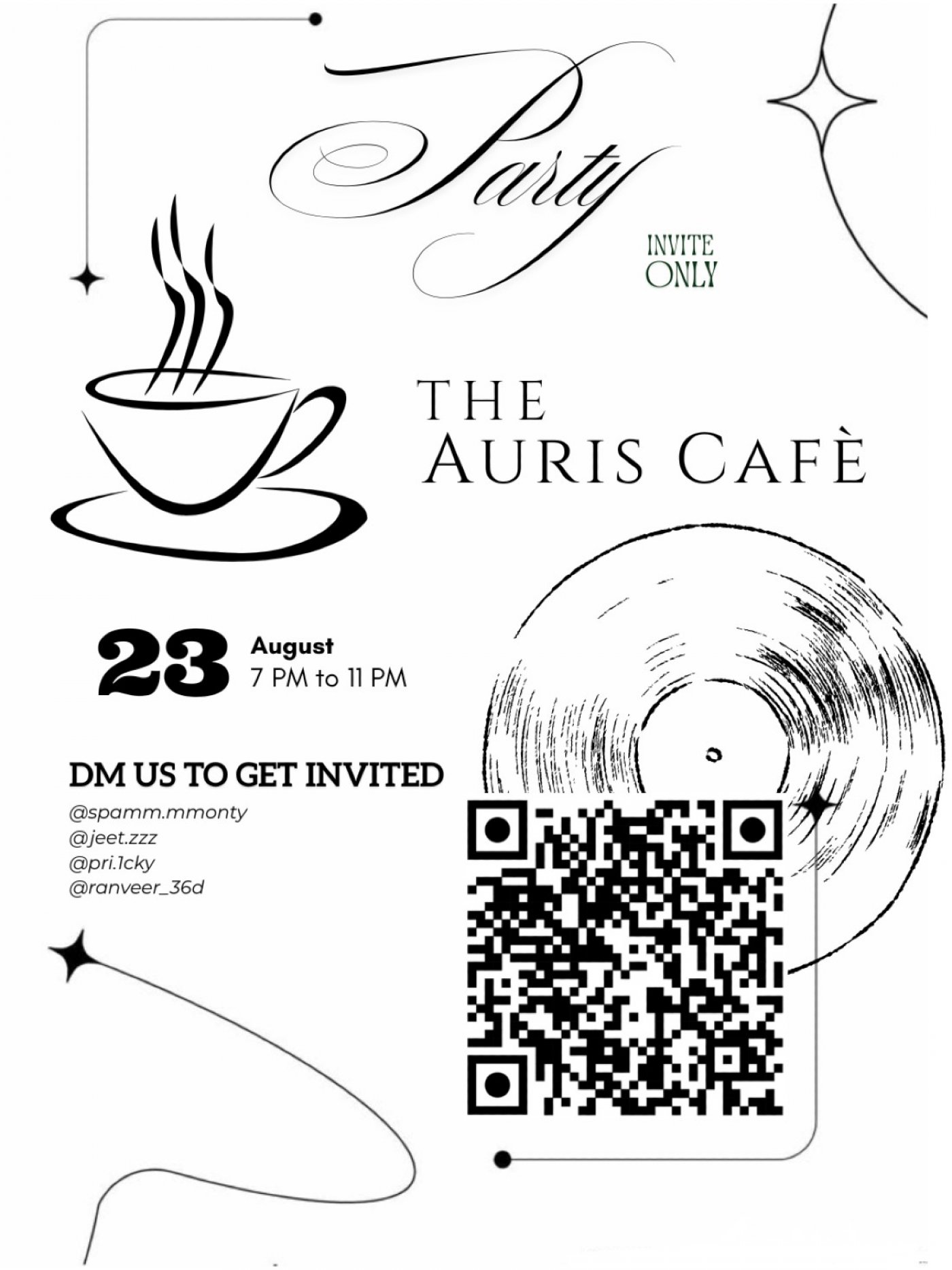 Socialize and party