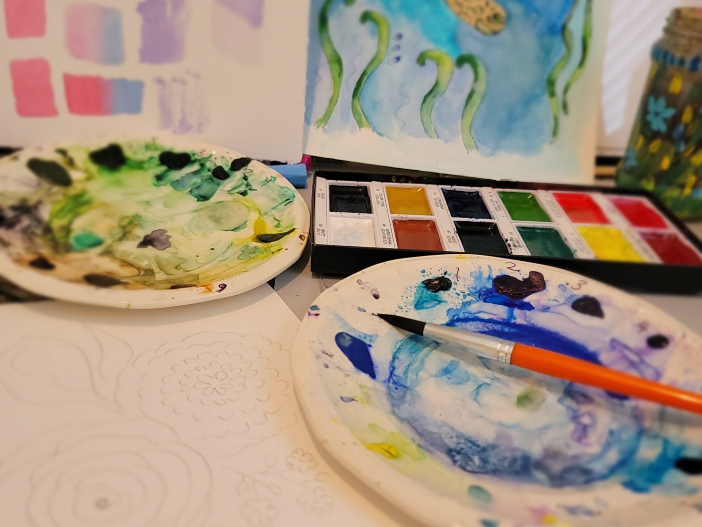 Watercolor Made Simple: Foundation" SEPT 4wk Course