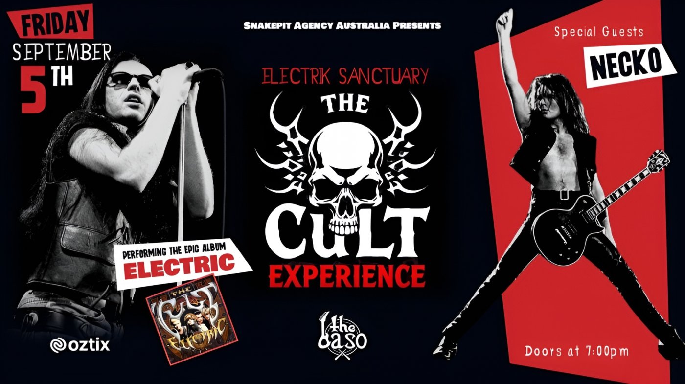 Electrik Sanctuary - The Cult Experience LIVE @TheBaso Canberra
