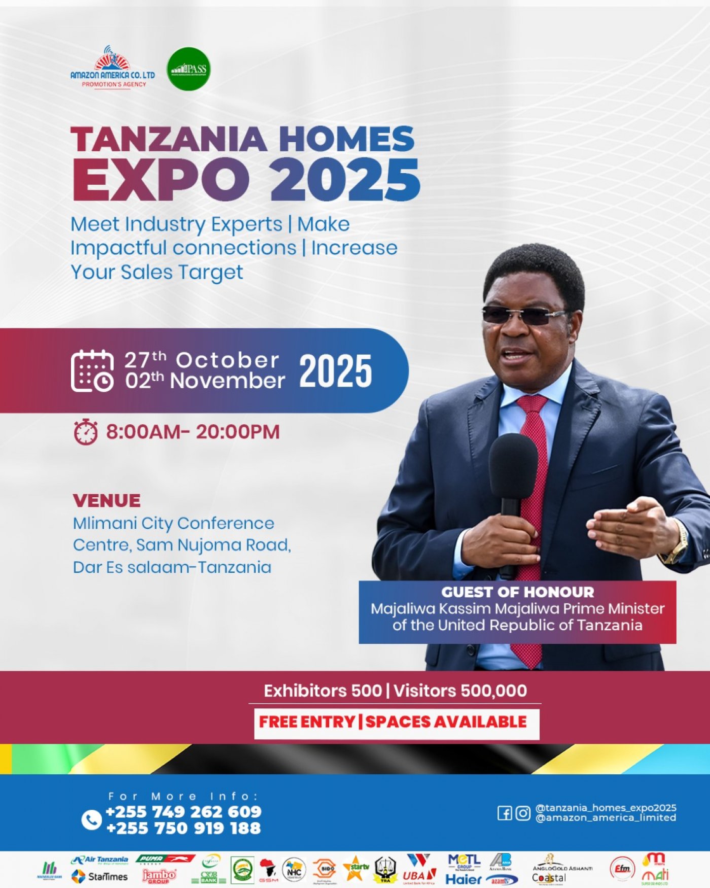 \ud83d\udcccBOOTH SPACE BOOKING, "TANZANIA HOMES EXPO CONFERENCE 2025