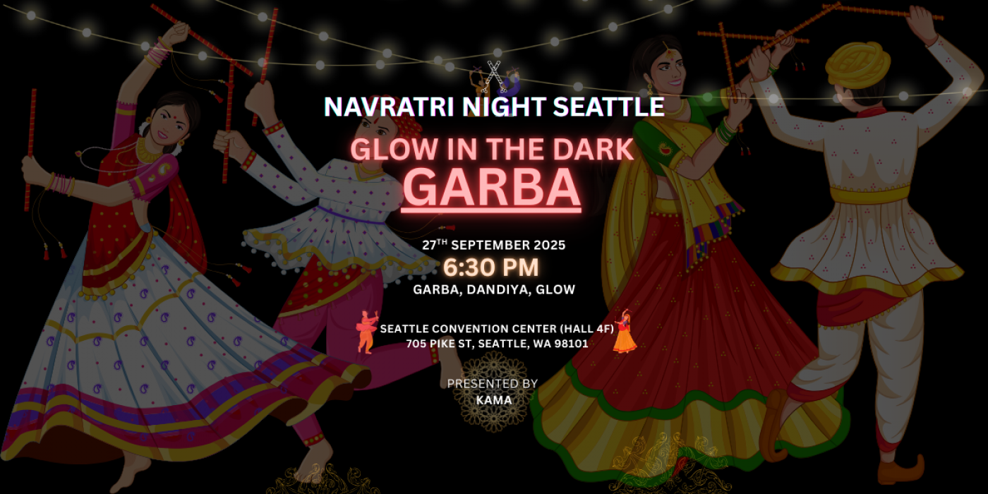 Glow in The Dark Garba - Seattle