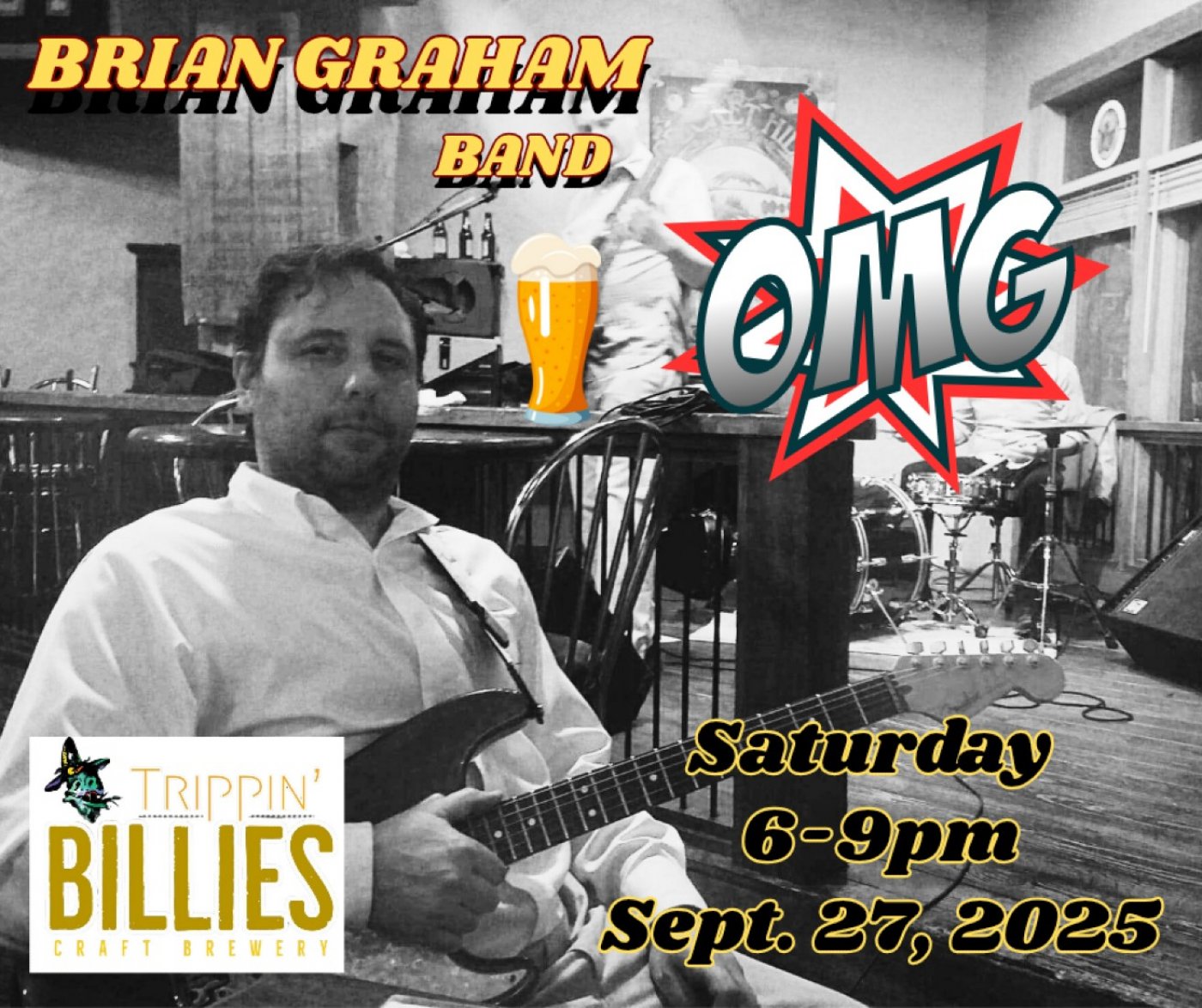 BRIAN GRAHAM BAND @ TRIPPIN BILLIES CRAFT BREWERY