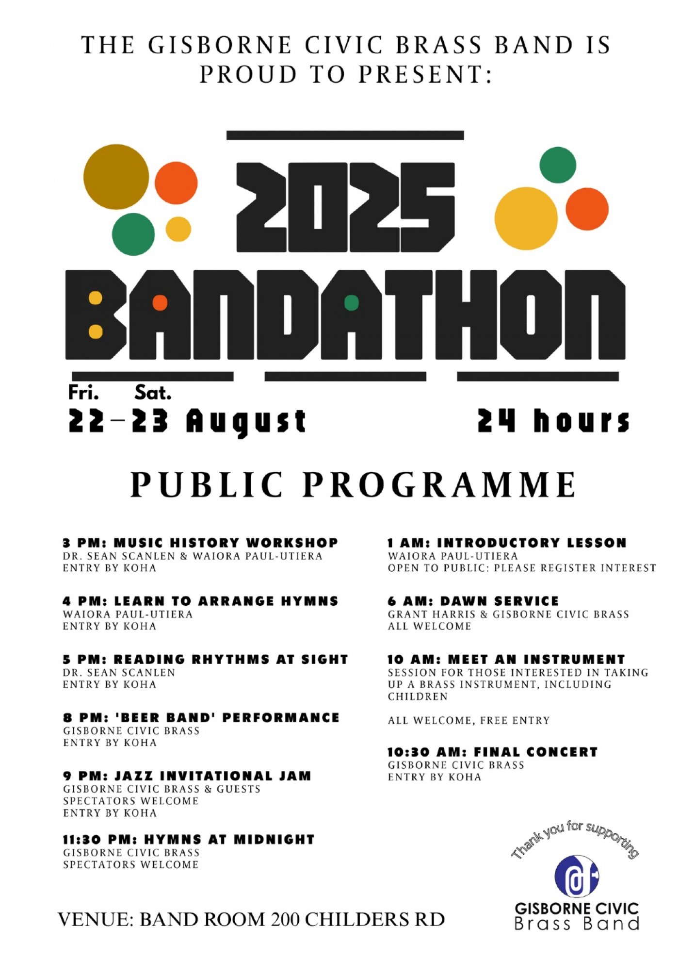 24 Hour Brass Bandathon