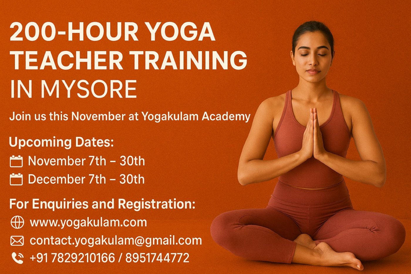 200-Hour Yoga Teacher Training in Mysore