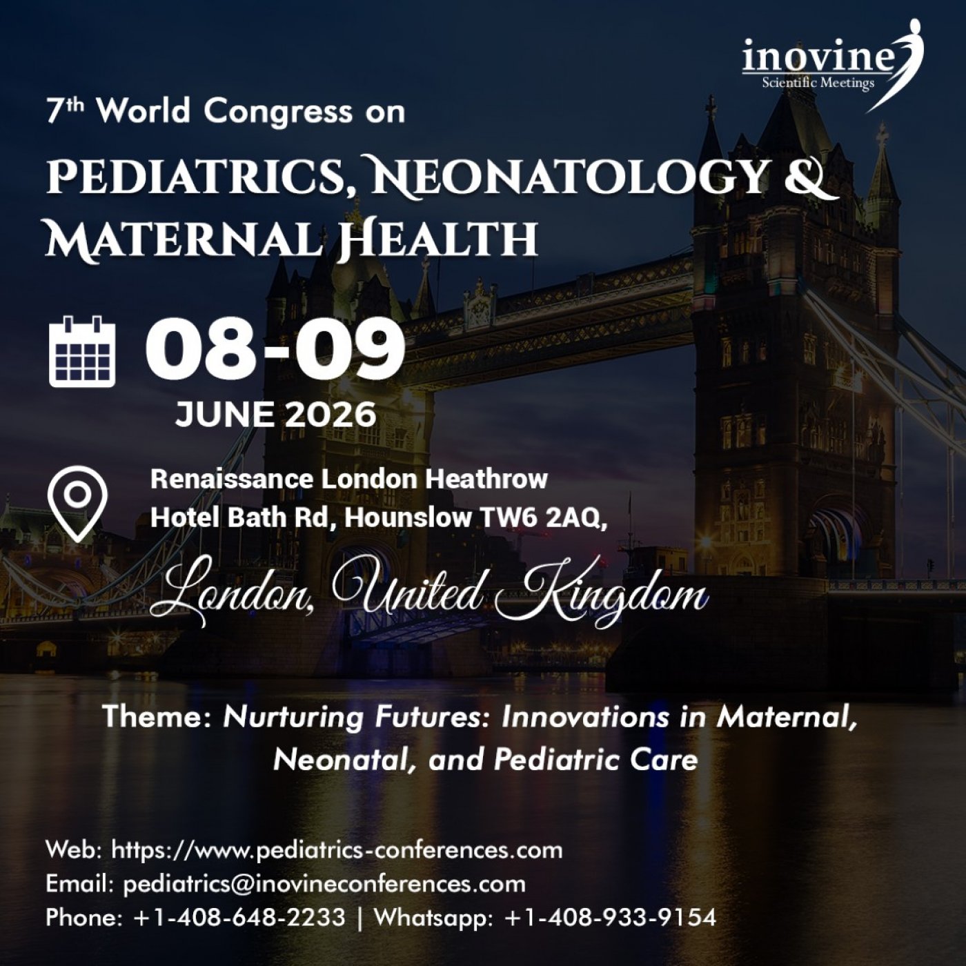 7th World Congress on Pediatrics, Neonatology & Maternal Health 2026