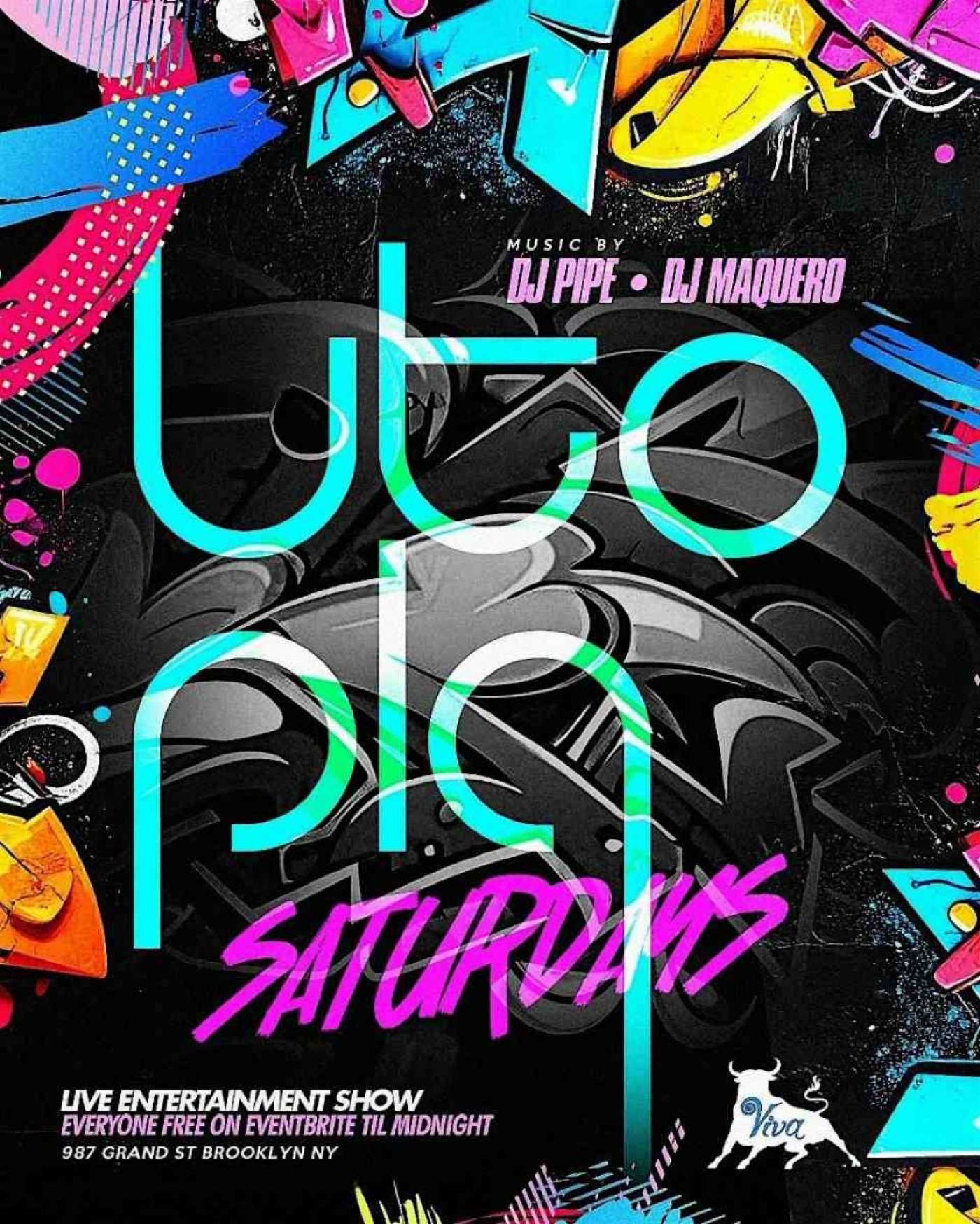 Utopia Saturdays \u2013 Saturday, August 23rd at Viva Toro Nightclub Brooklyn