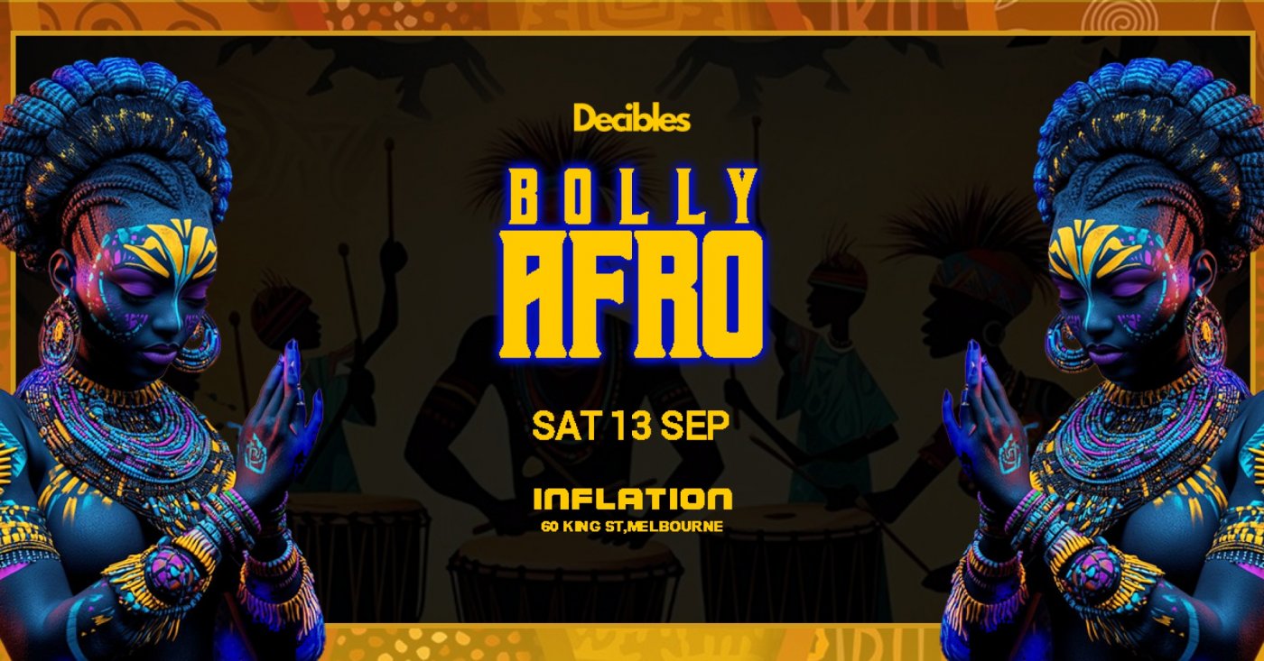 BOLLY AFRO night at Inflation nightclub, Melbourne