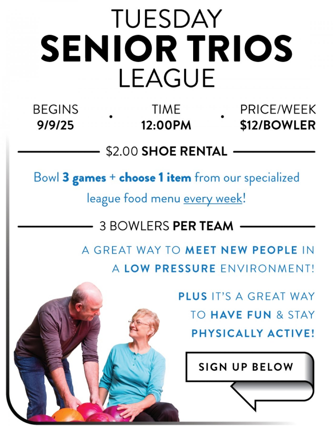 TUESDAY SENIOR TRIOS LEAGUE