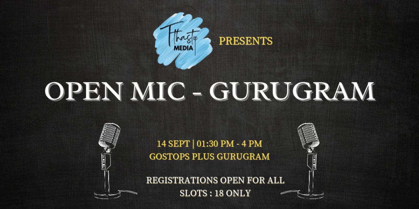 Open Mic Gurugram - Sunday