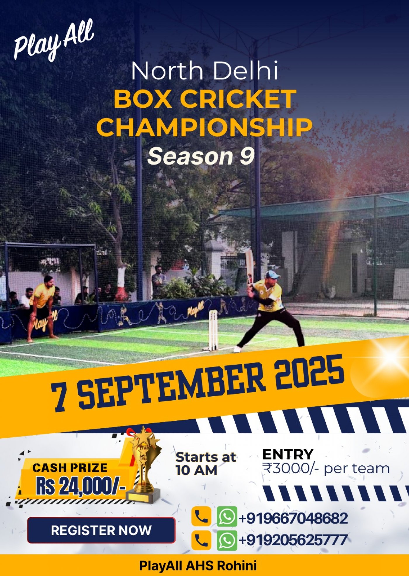North Delhi Box Cricket Championship Season - 09