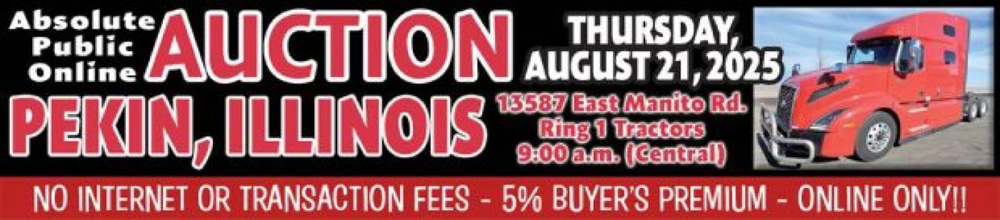 Taylor & Martin Upcoming Auction In Pekin, IL