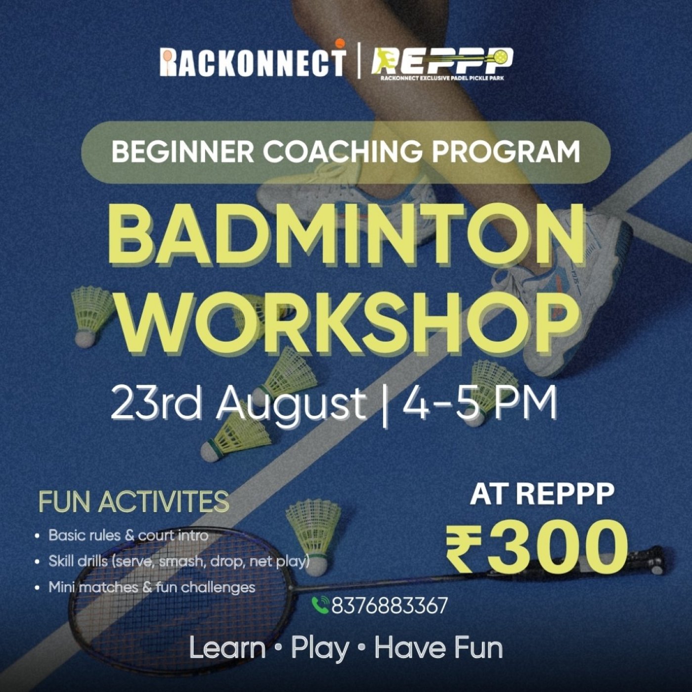 Beginner Badminton Workshop