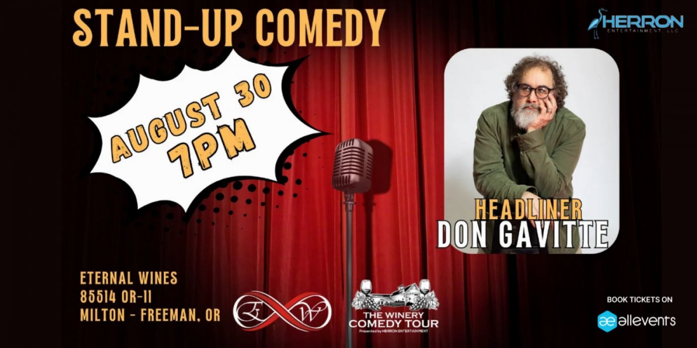The WINERY COMEDY TOUR at ETERNAL WINES