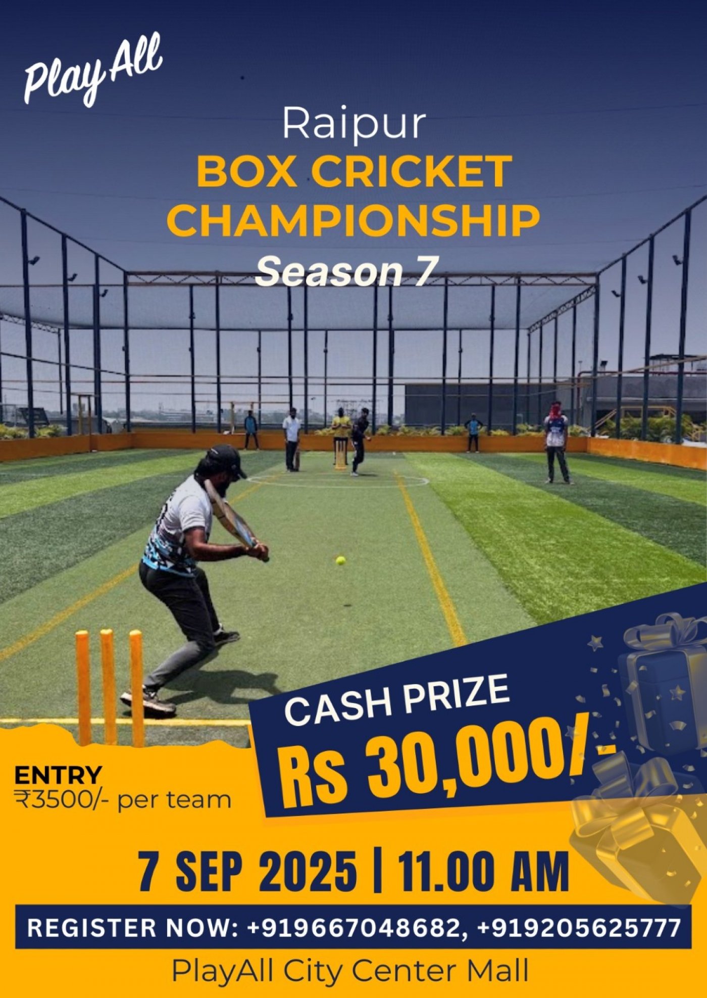 Raipur Box Cricket Cup - City Centre Mall Season - 07