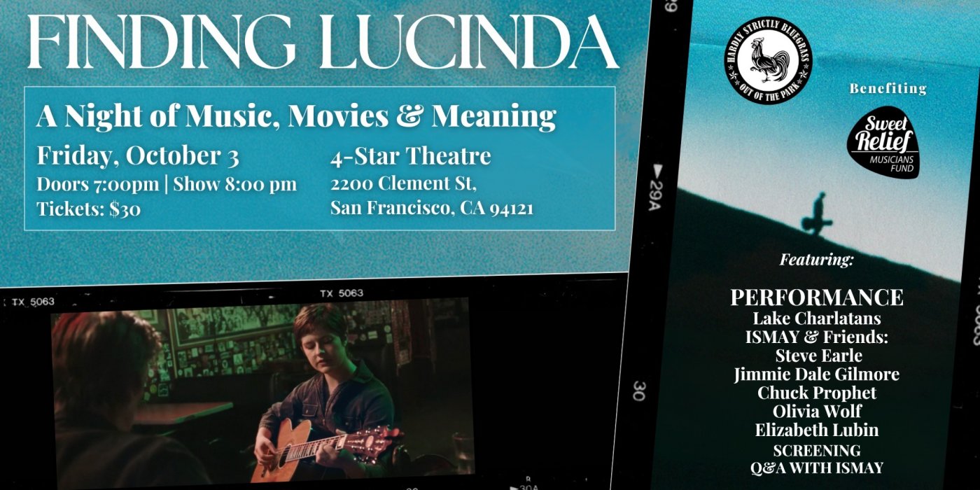 A Night of Music, Movies, and Meaning: Finding Lucinda Live Screening + Performance