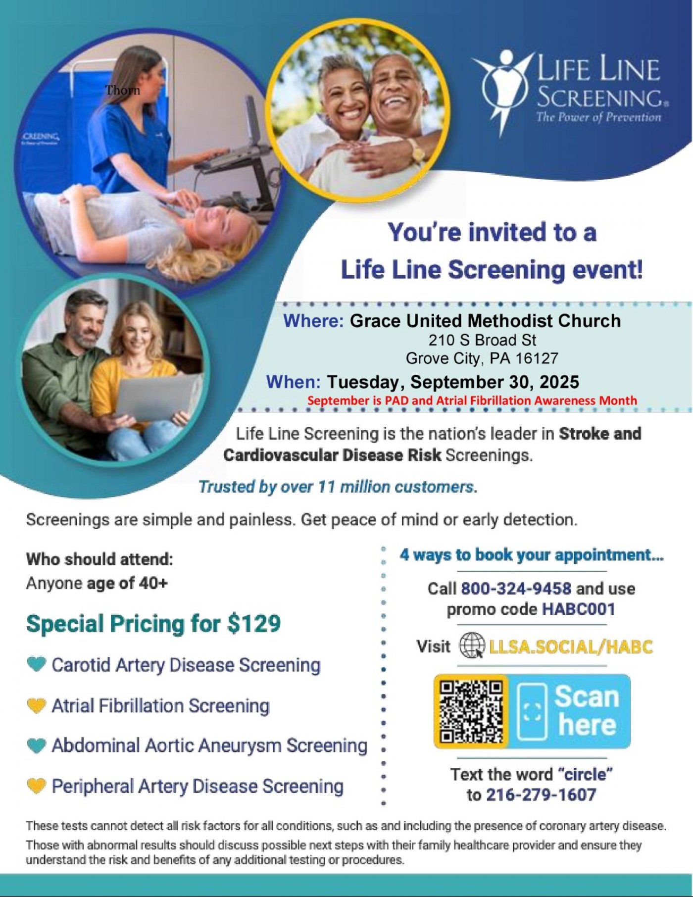 Life Line Screening - Grove City, PA