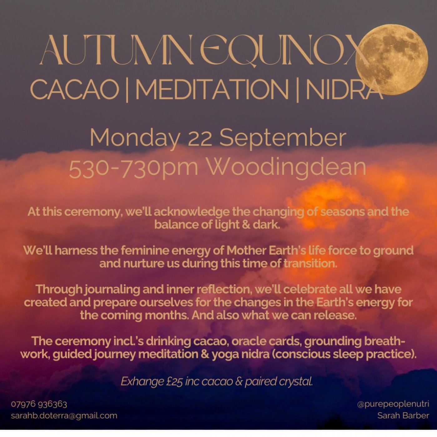 Autumn Equinox Cacao Ceremony