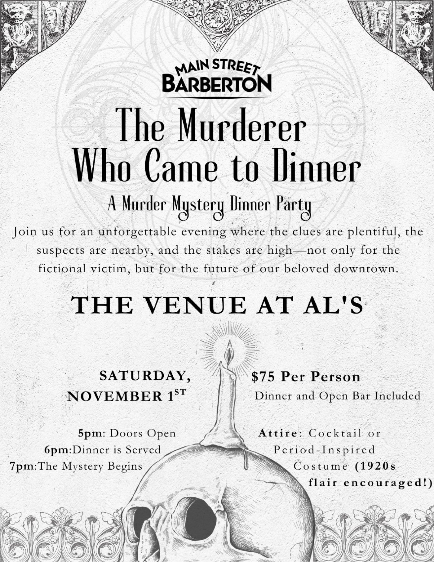 A Murder Mystery Dinner Party: The Murderer Who Came To Dinner