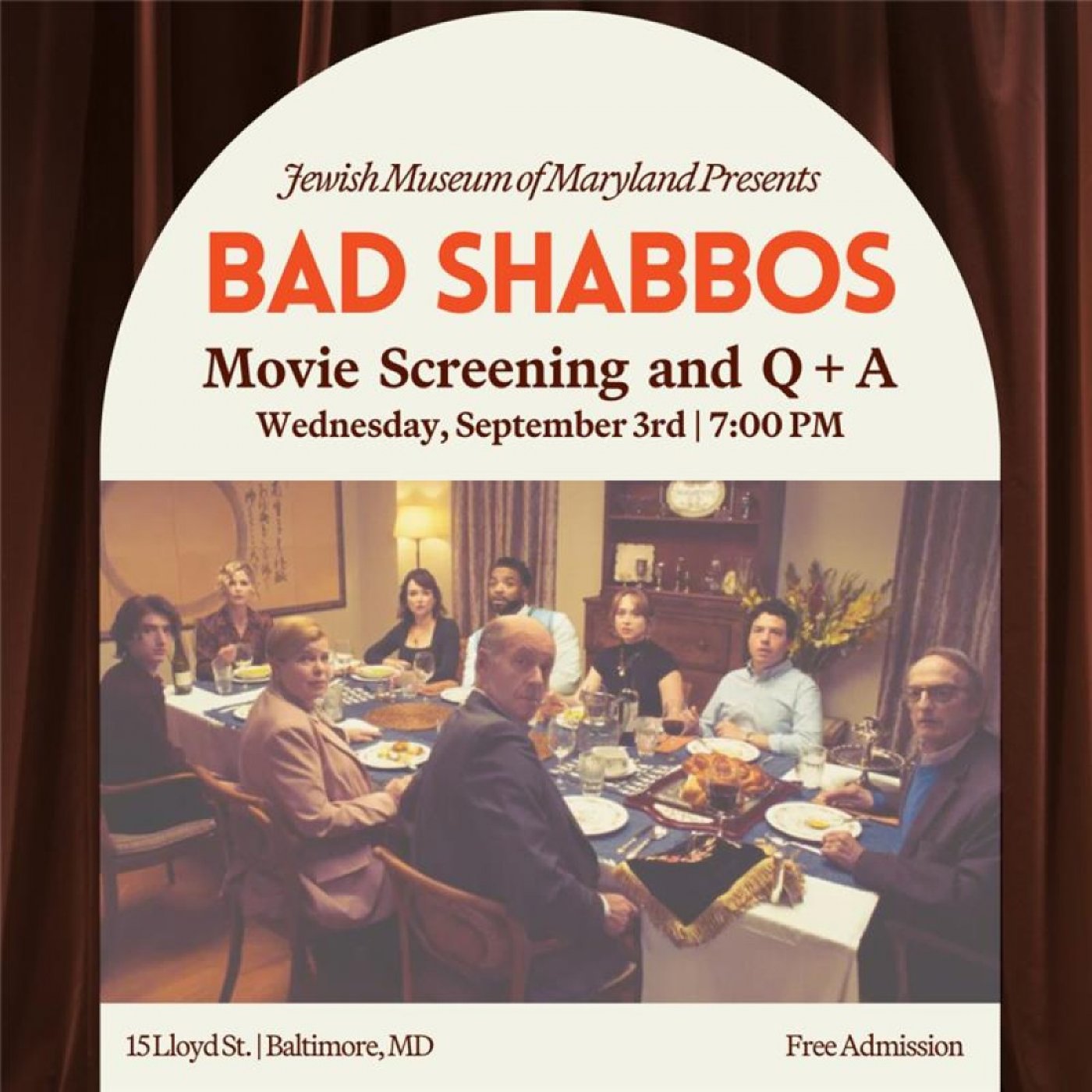 Bad Shabbos: Movie Screening and Q + A