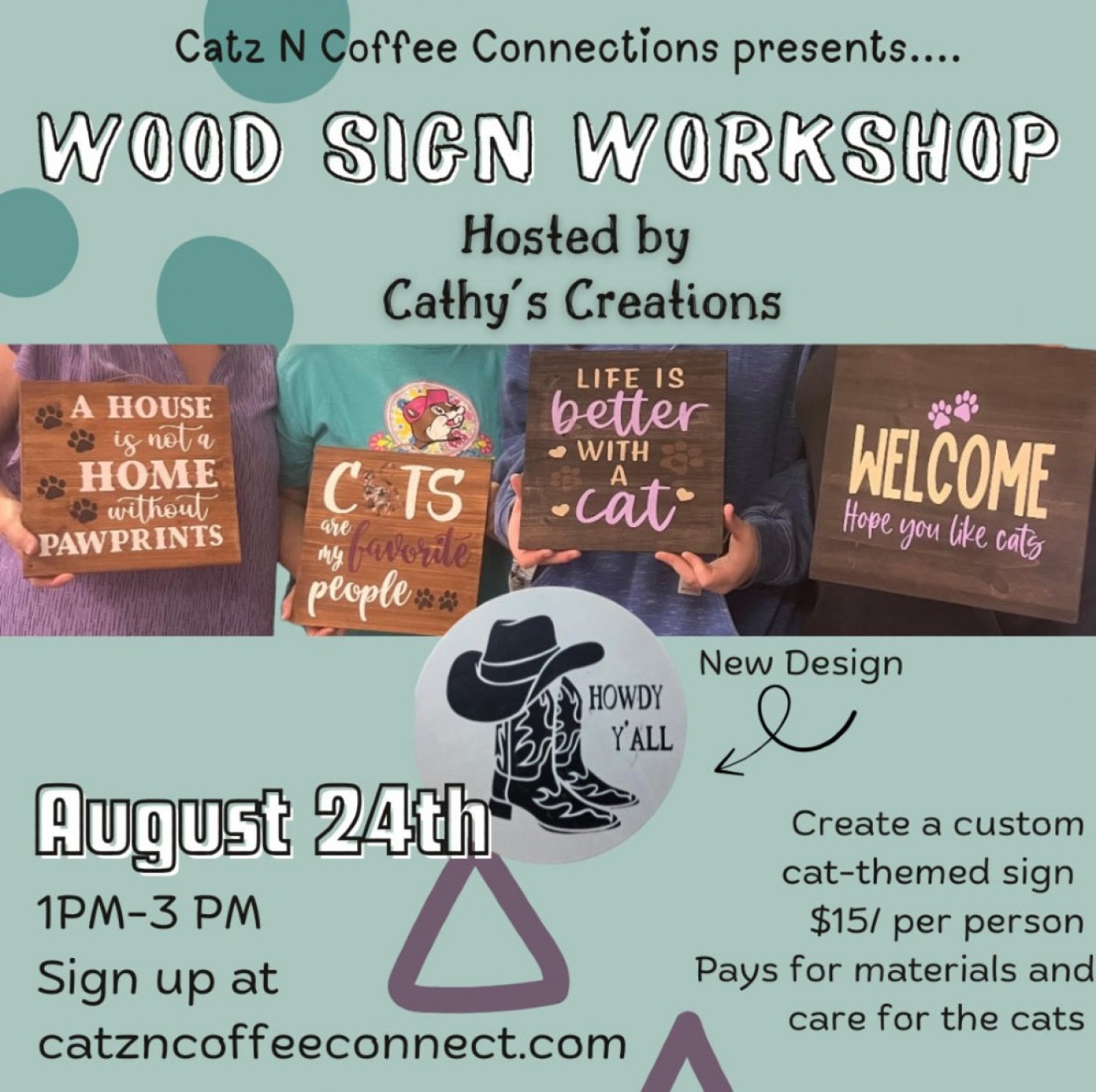 WOOD SIGN DIY WORKSHOP