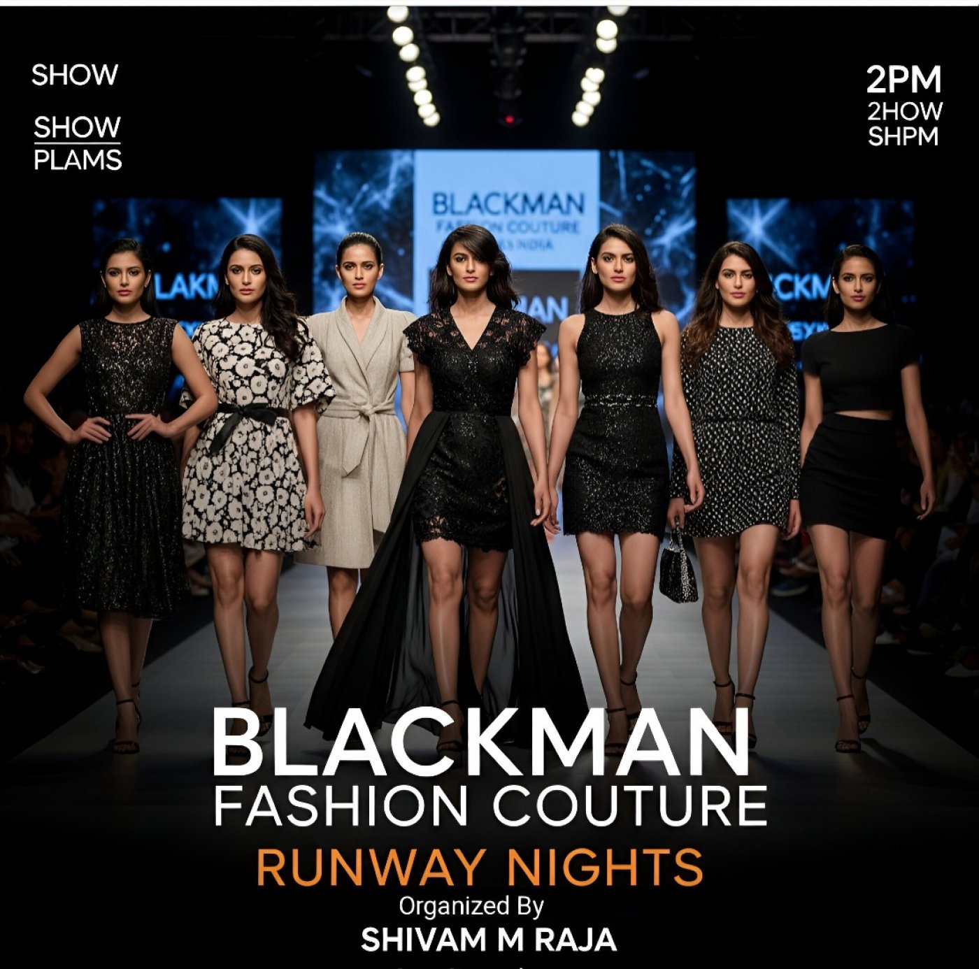 BlackMan Fashion Couture Runway 