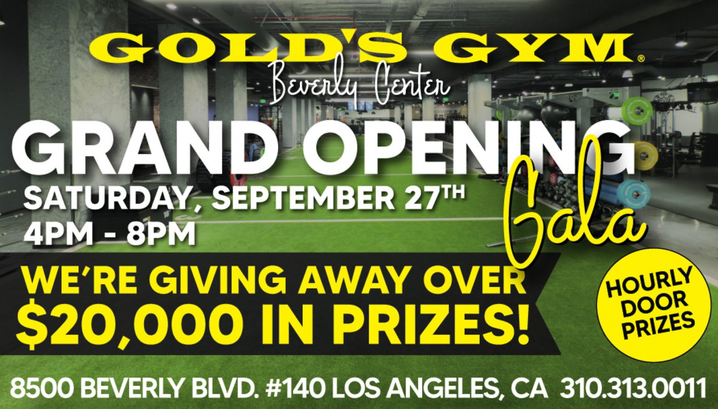 Gold\u2019s Gym Beverly Center Grand Opening Gala