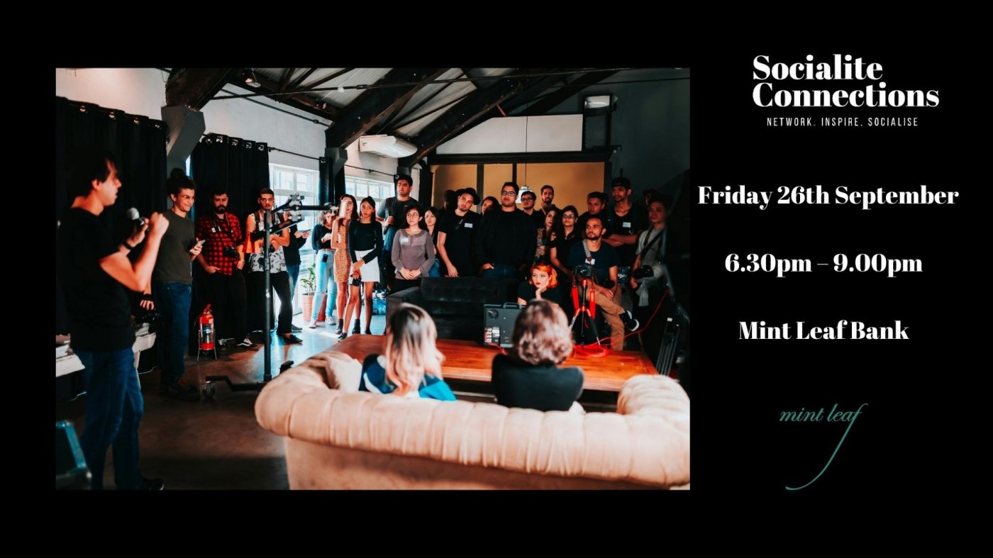 Connecting Film, TV, Music, Media Networking at Mint Leaf Bank