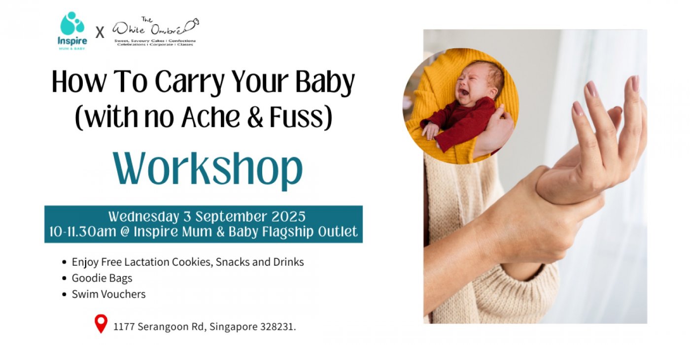 How to Carry Your Baby (Without the Aches) \u2013 90-Minute Hands-On Workshop