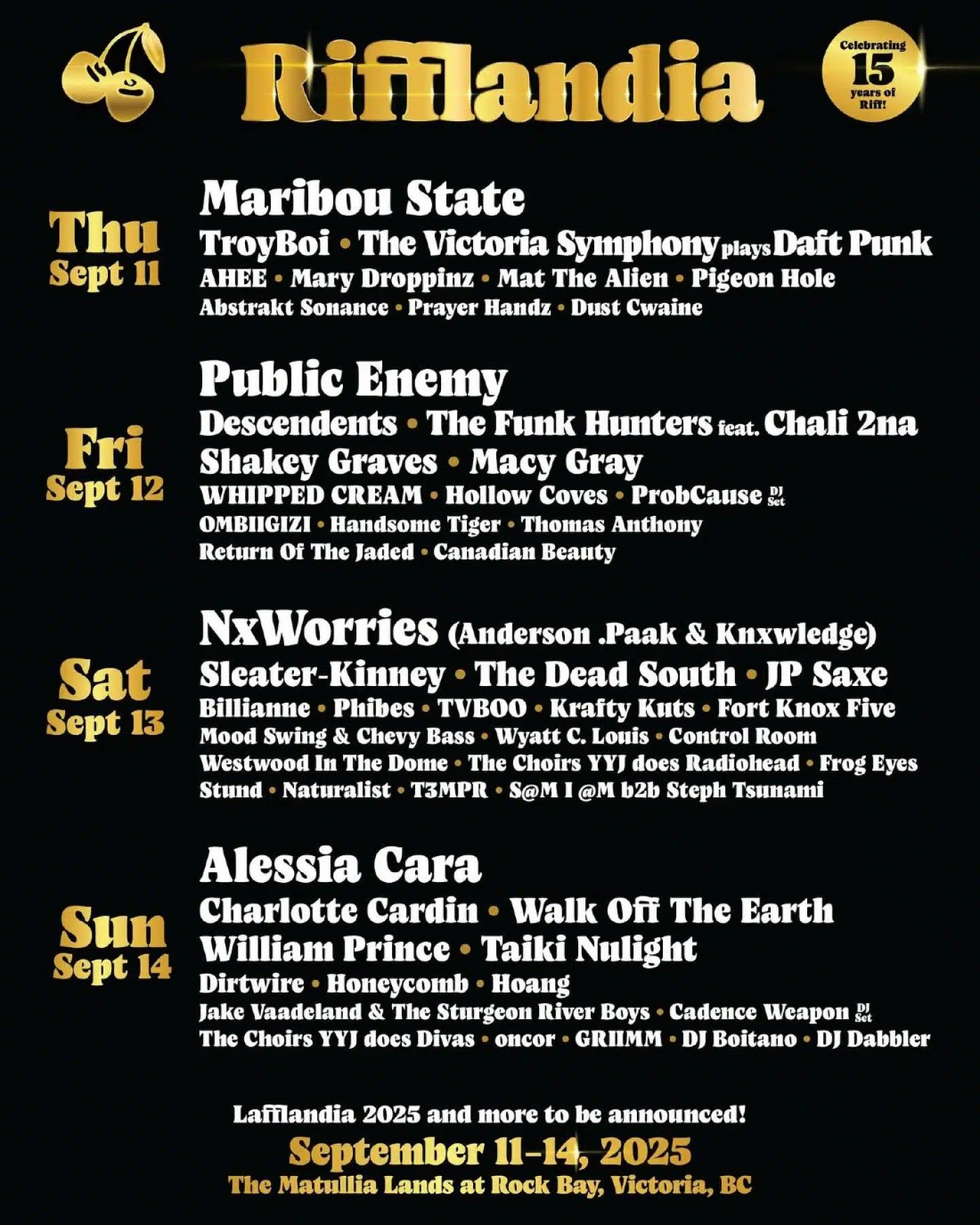 Rifflandia 2025- 15 Years of Riff