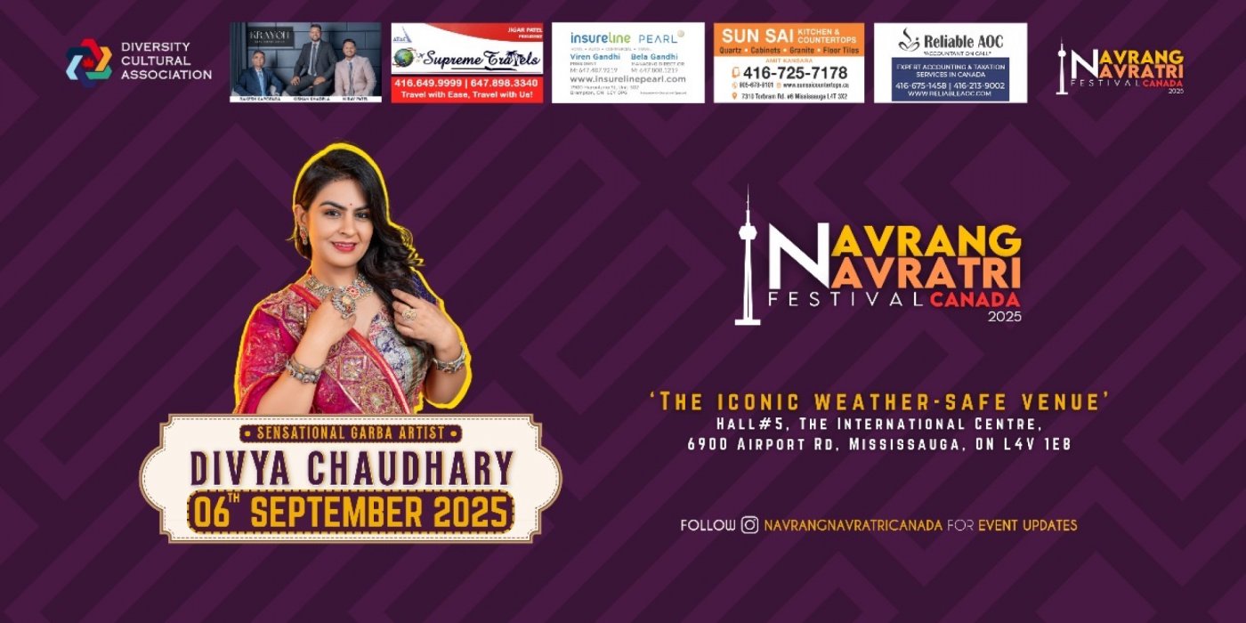 Navrang Navratri Festival Canada 2025 - Divya Chaudhary