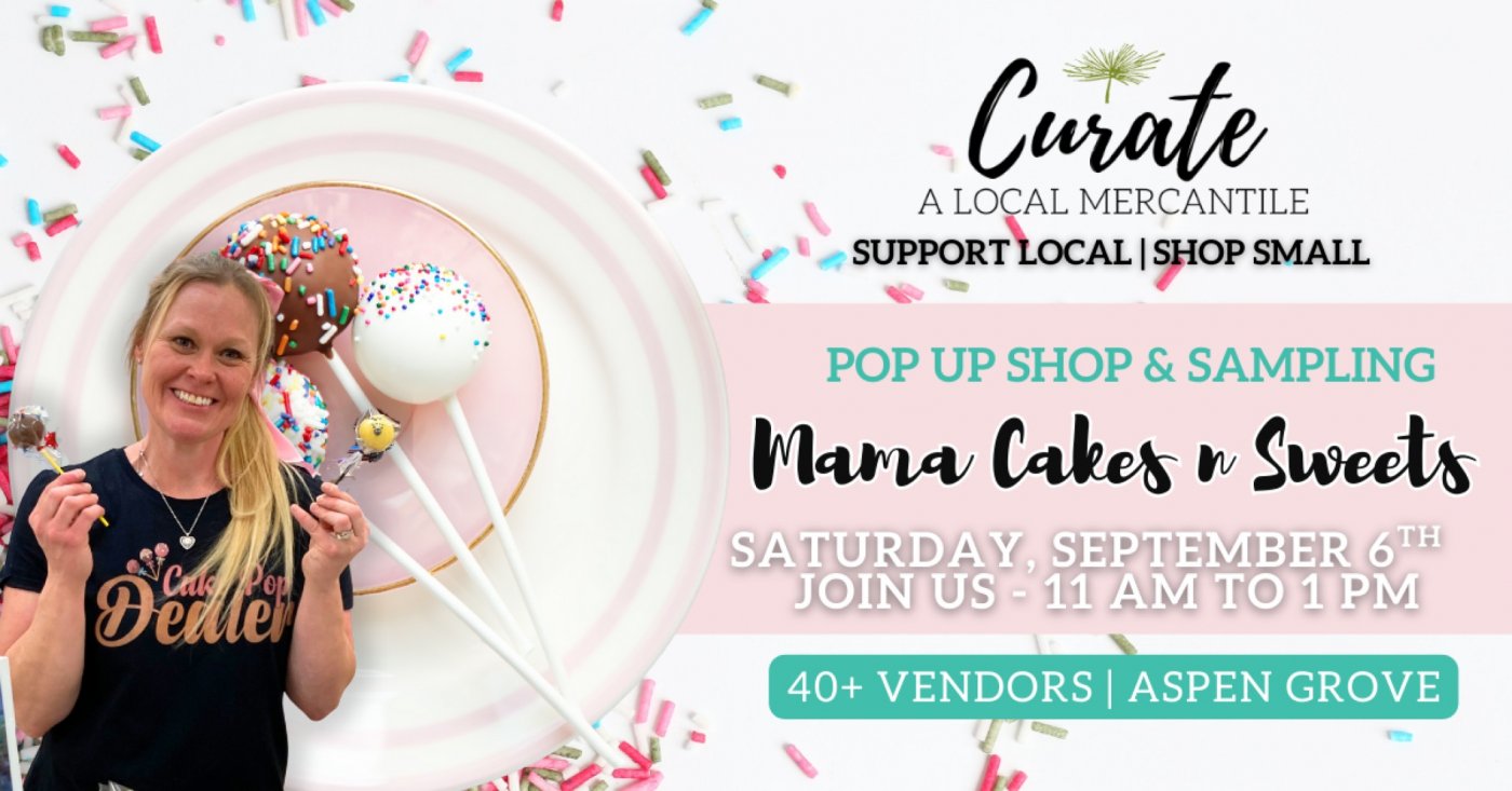 Cake Pops Pop Up at Curate Mercantile