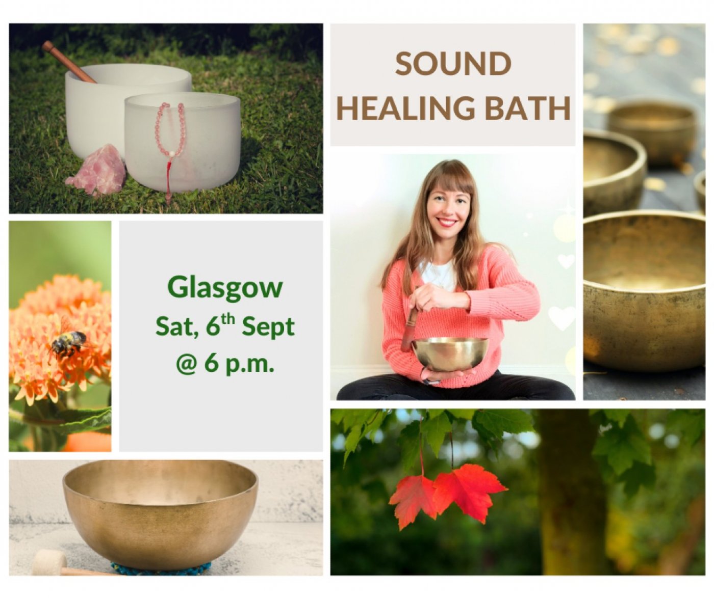 *GLASGOW 6th Sept 2025* Relaxing Sound Healing Meditation (Sound bath)