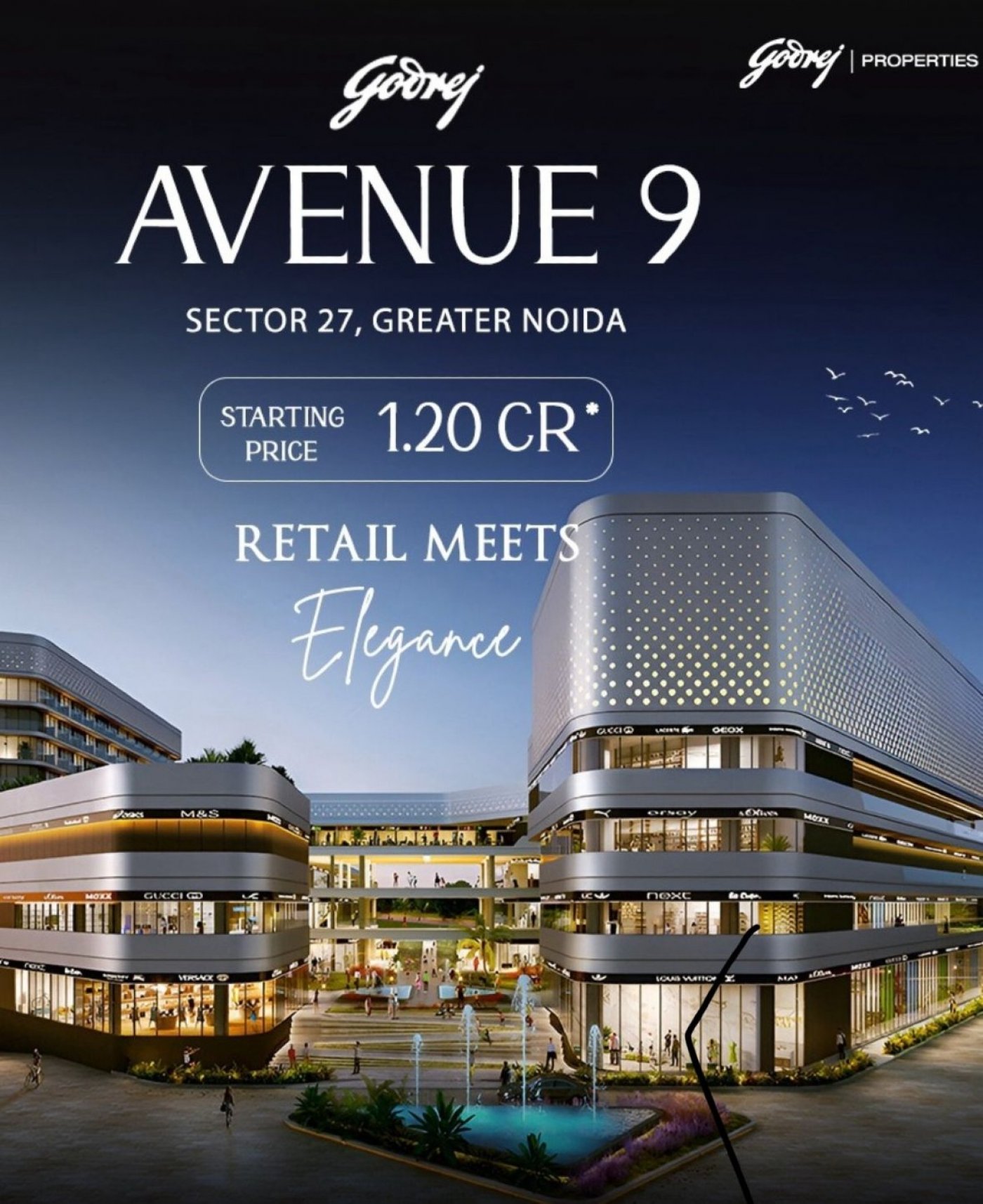 Premium Commercial Complex by Godrej Properties at Godrej Avenue 9