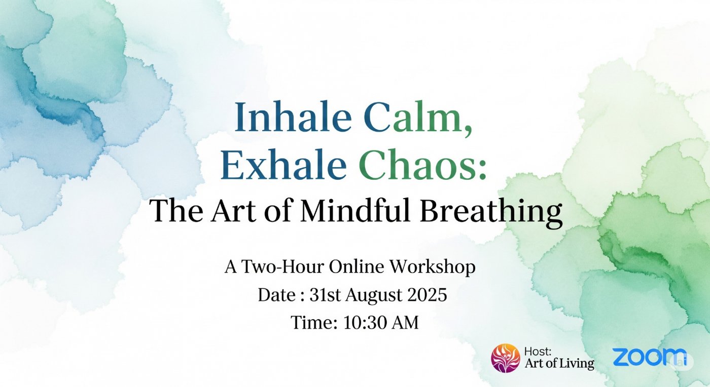 Inhale Calm, Exhale Chaos: The Art of Mindful Breathing