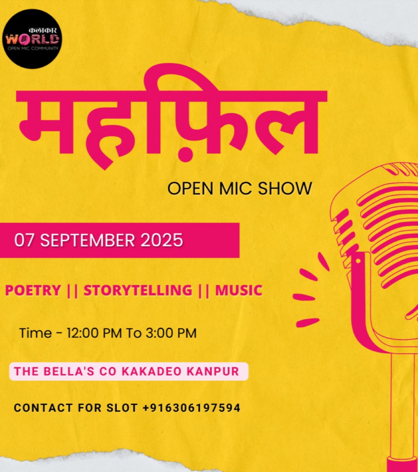 Mehfil Open mic Show