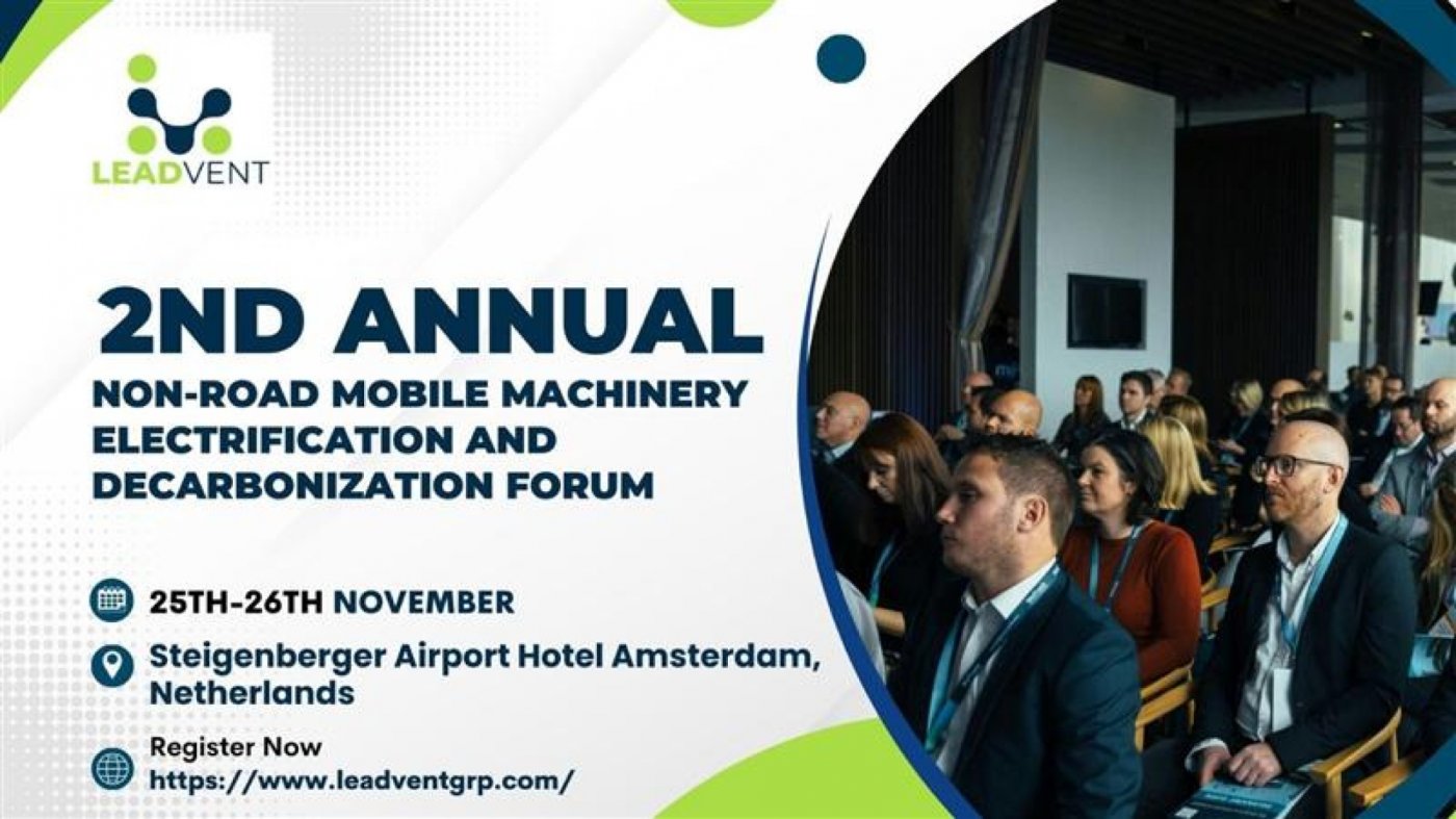 2nd Annual Non-Road Mobile Machinery Electrification and Decarbonization Forum