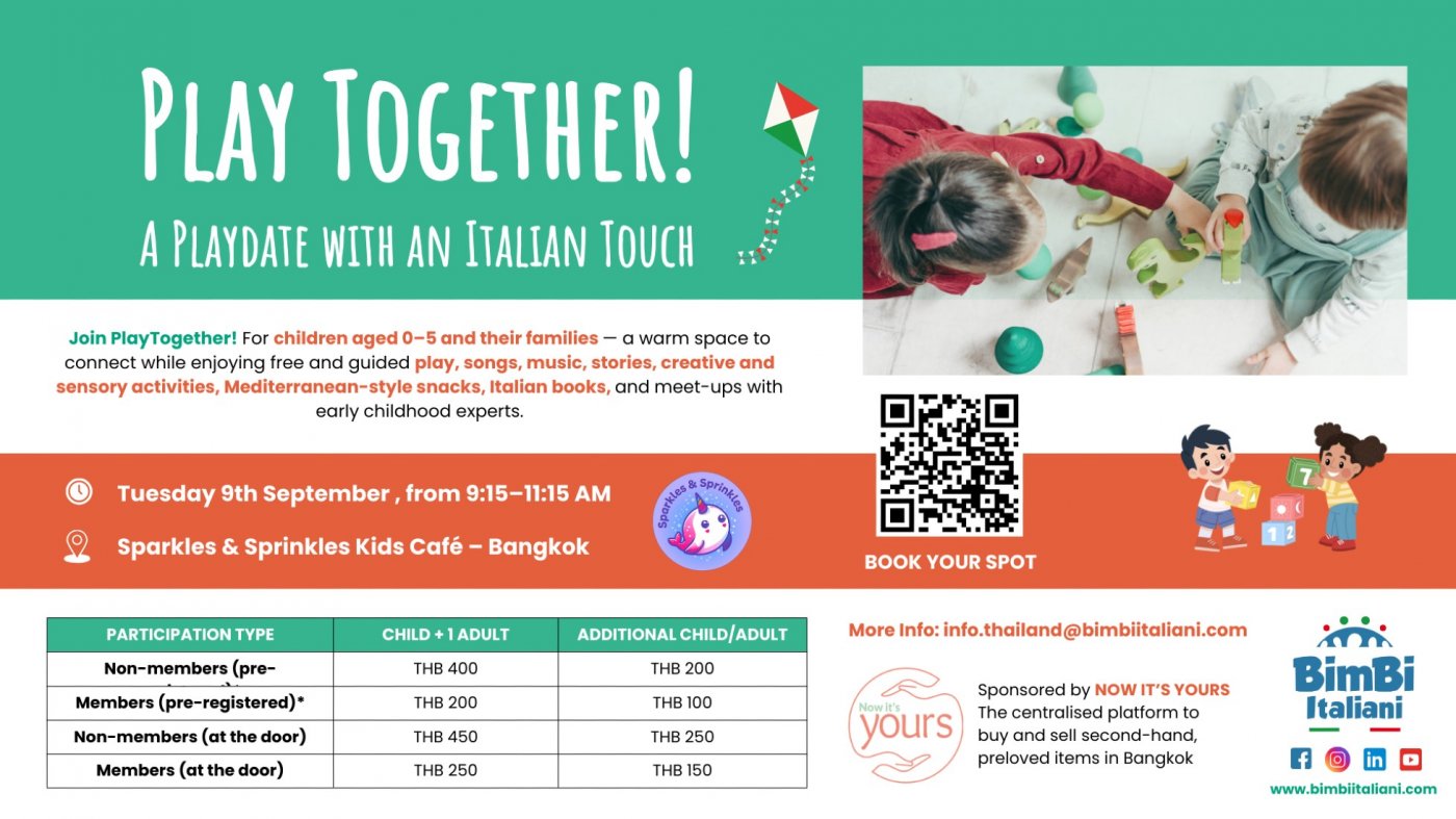 Play Together! - A Playdate with an Italian touch!