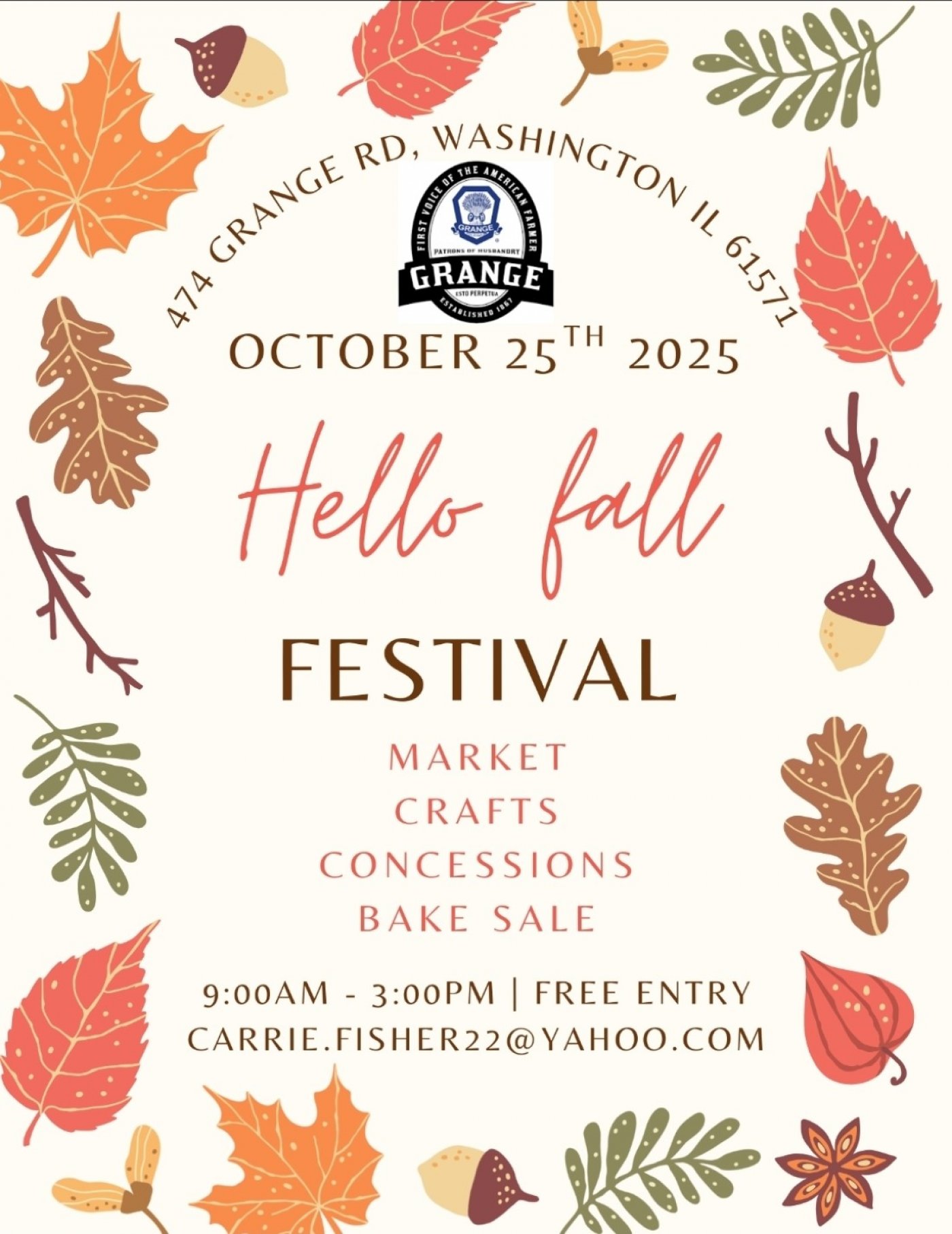 Hopewell Grange Fall Vendor Show 
