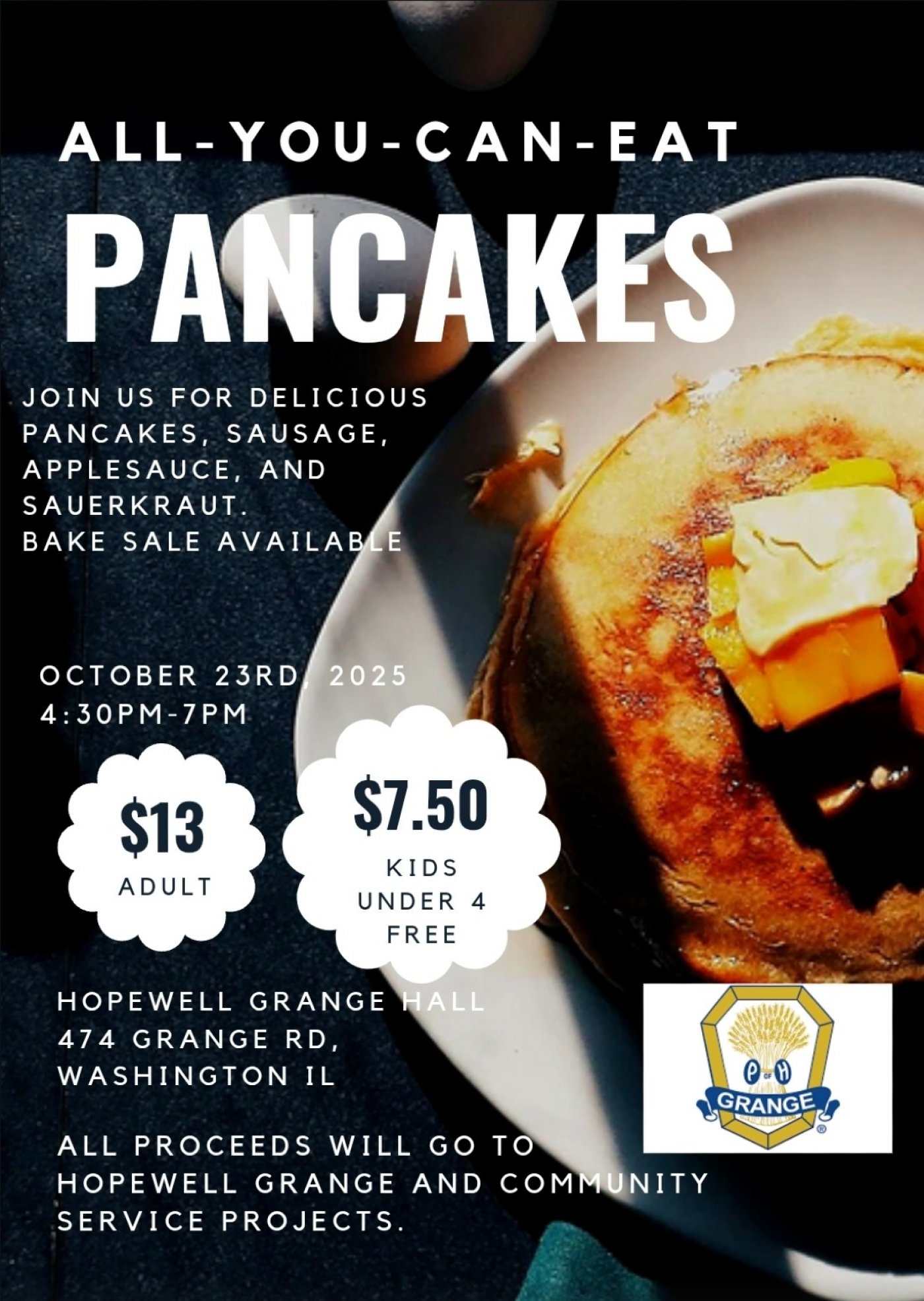 Hopewell Grange Pancake &Sausage Supper
