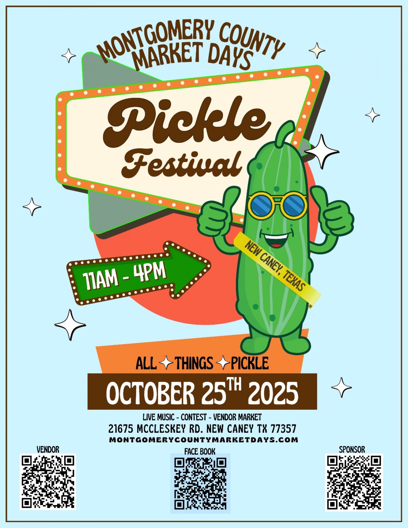 Montgomery County Market Days Pickle Festival