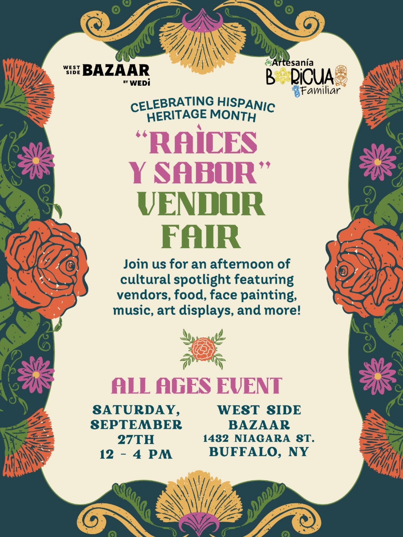Ra\u00edces y Sabor Hispanic Vendor Fair