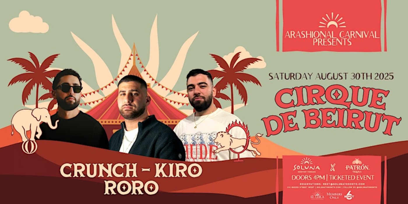 Arashional Carnival @ Soluna Rooftop - Cirque de Beirut