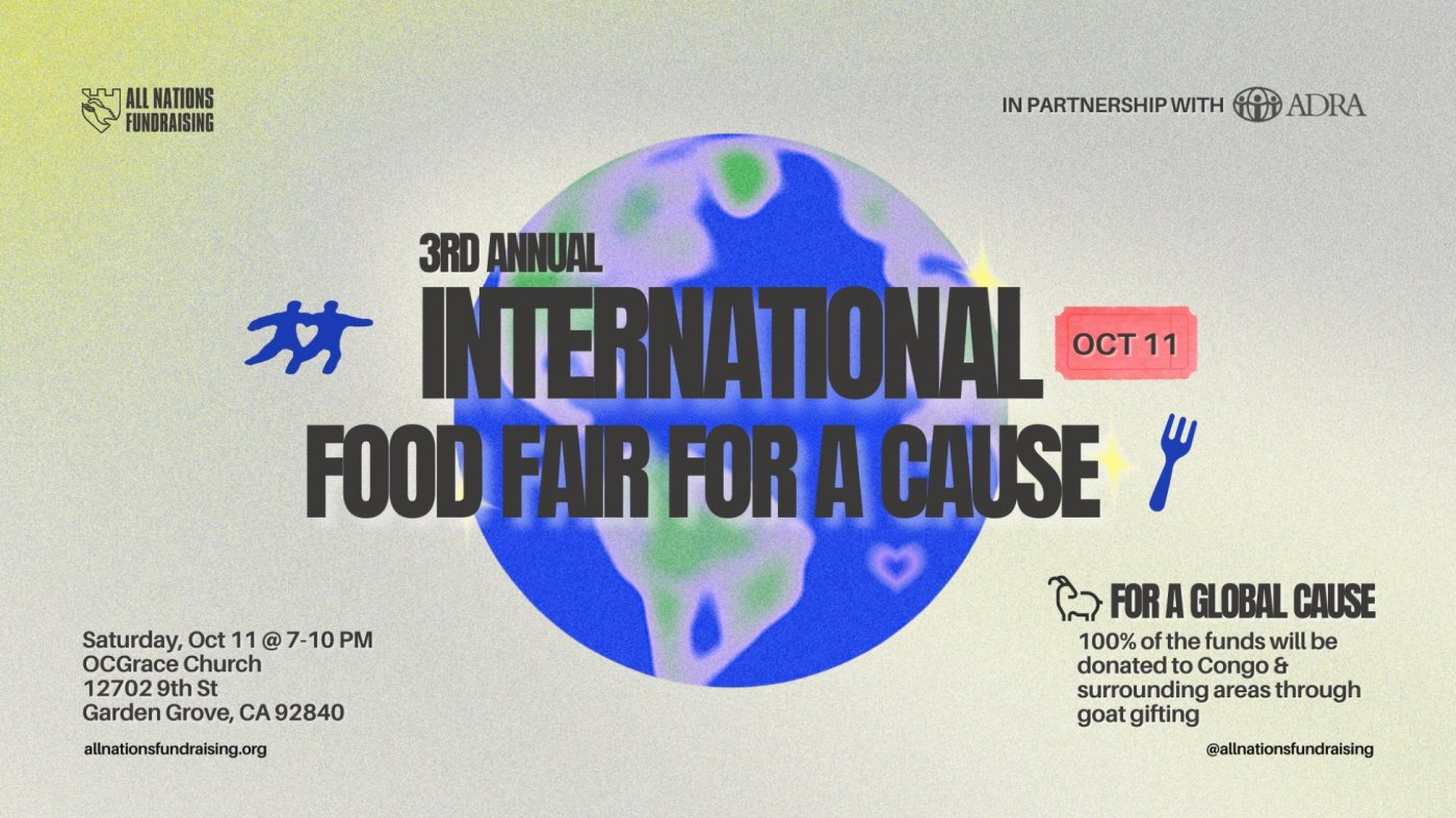 3RD ANNUAL INTERNATIONAL FOOD FAIR FOR A GLOBAL CAUSE