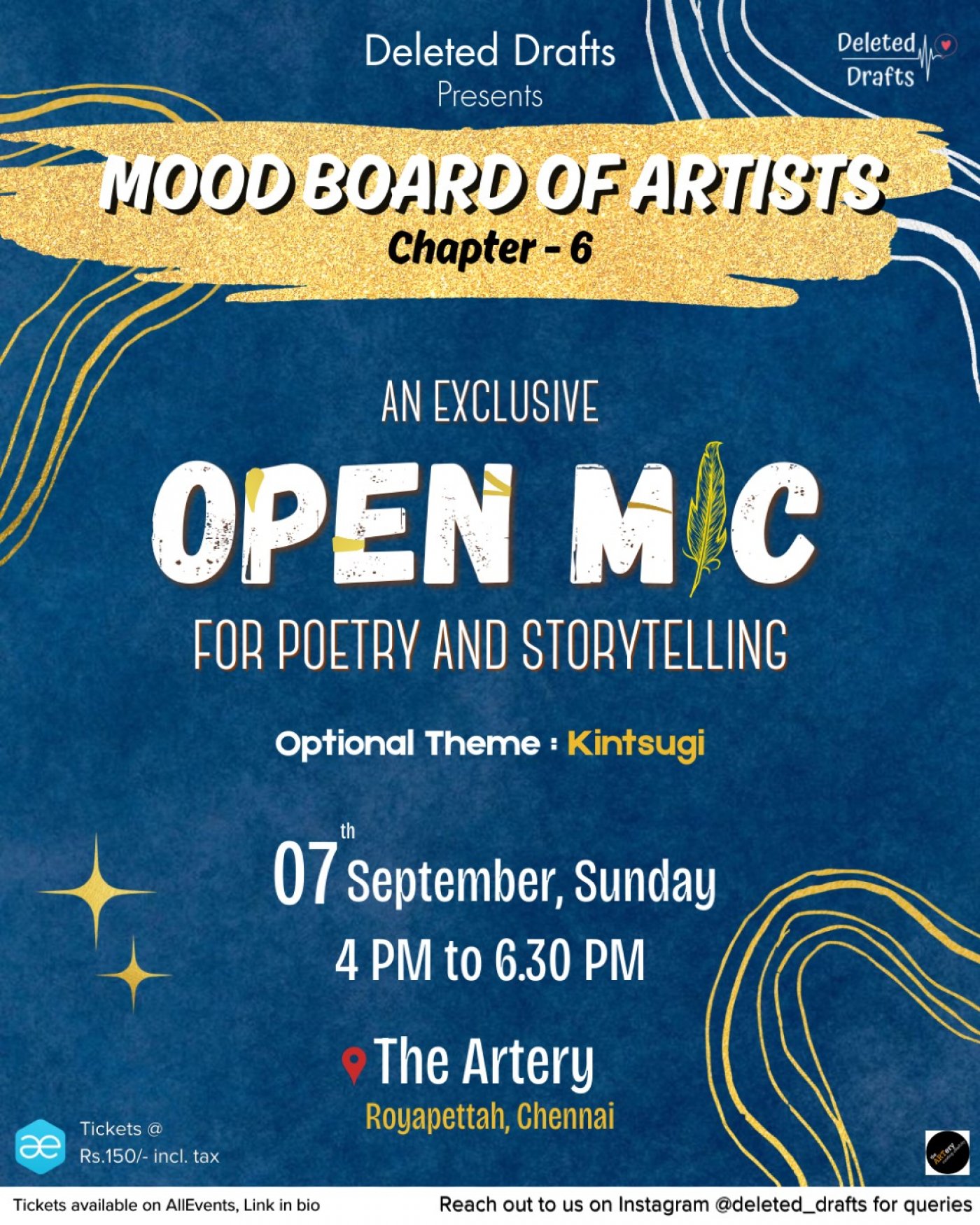 Mood Board of Artists - Ch-6 Open Mic