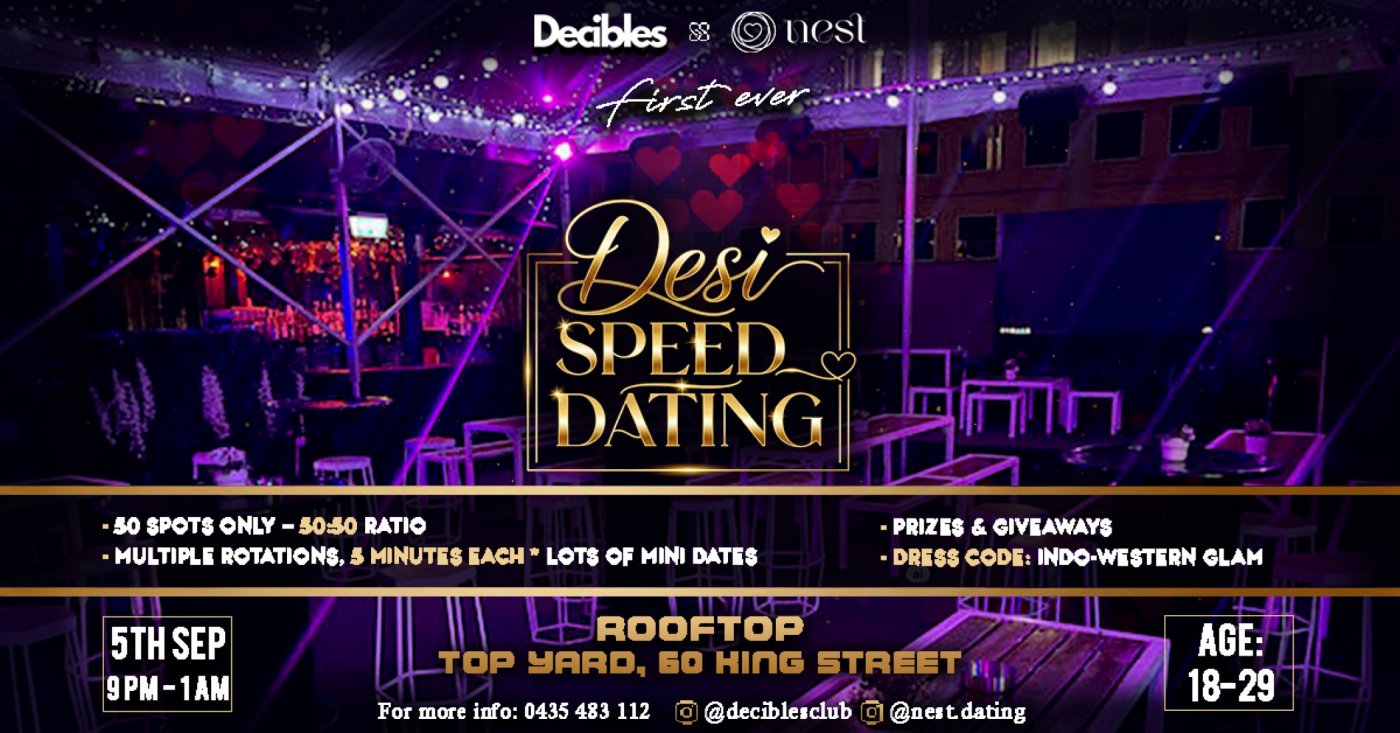 Desi Speed Dating Night - Decibles x Nest Experience (Rooftop)