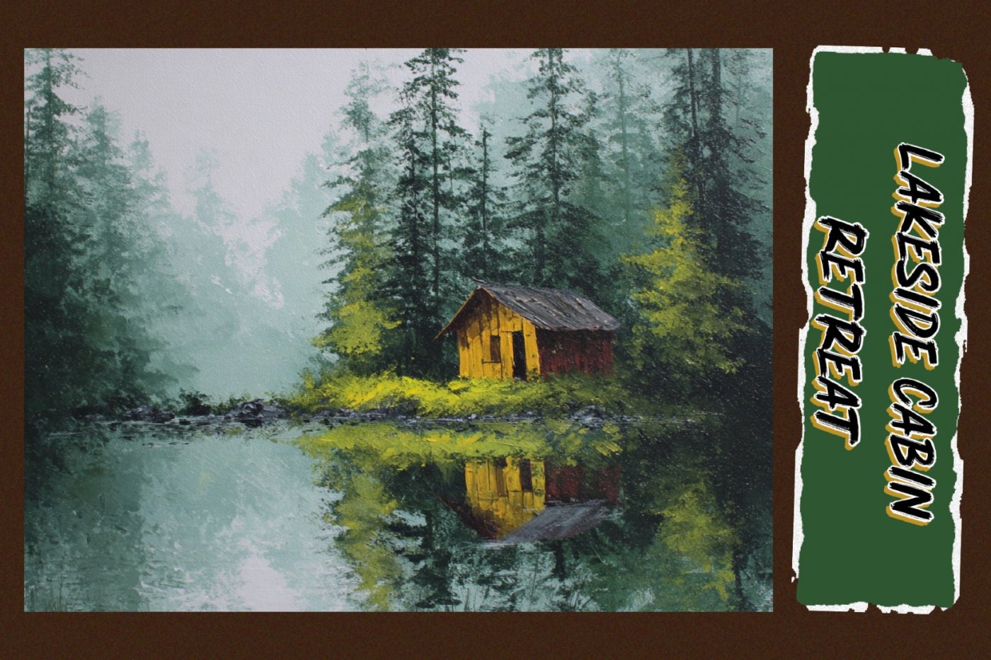 Three-Week Expanding the Basics Acrylic Painting Workshop: Lakeside Cabin Retreat