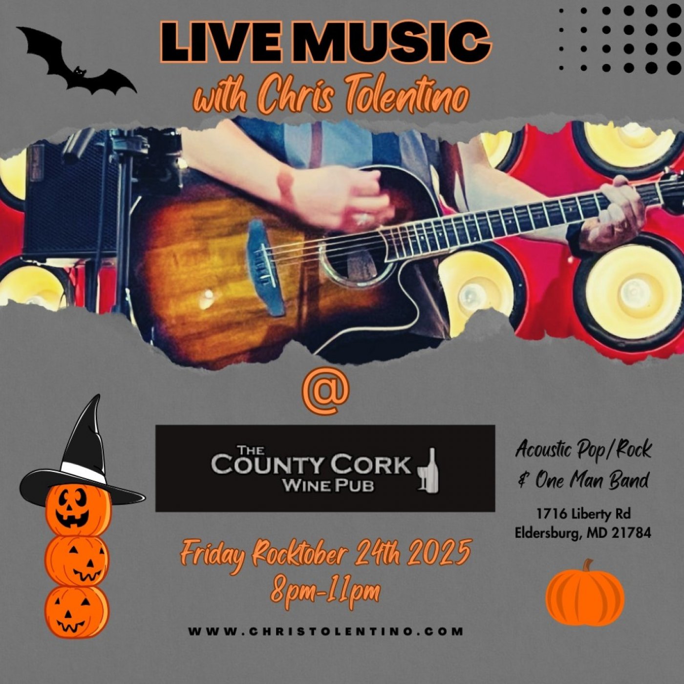 Live music Chris 2.0 @ the County Cork